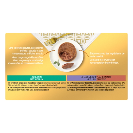 Gourmet Gold Mousse Aliment pour chat Pack assorti - 4 x 85 g