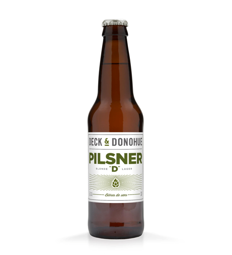 DECK ET DONOHUE Bière D-Pilsner 5 % - 33 cl