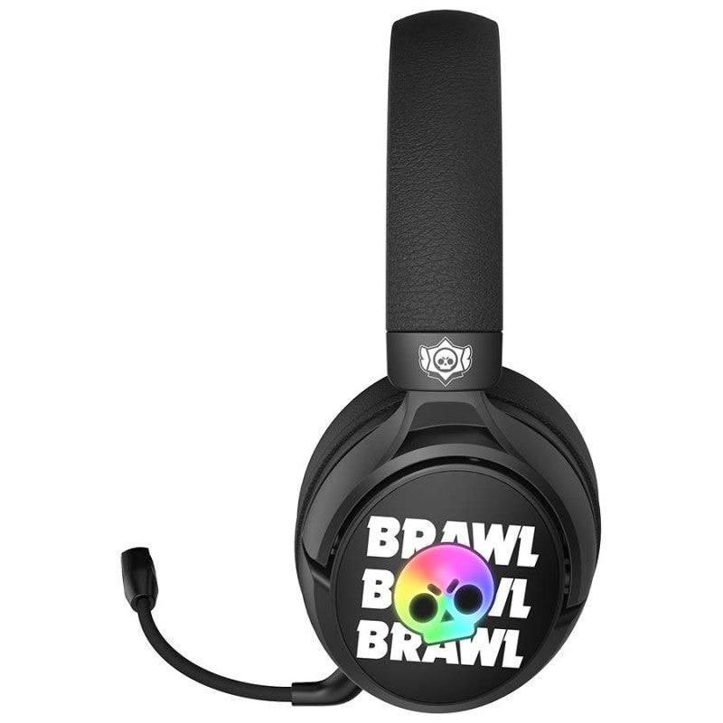 SUBSONIC SS Casque de jeu filaire BRAWL STARS, Noir, compatible PS5, PS4, PC, Xbox, Switch