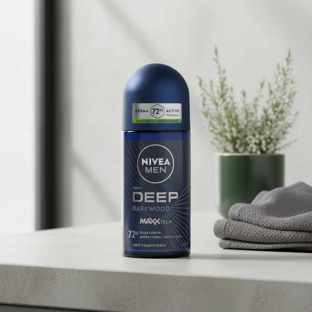 NIVEA MEN Déodorant Aisselles Deep Protection 72h Bille 50 ml