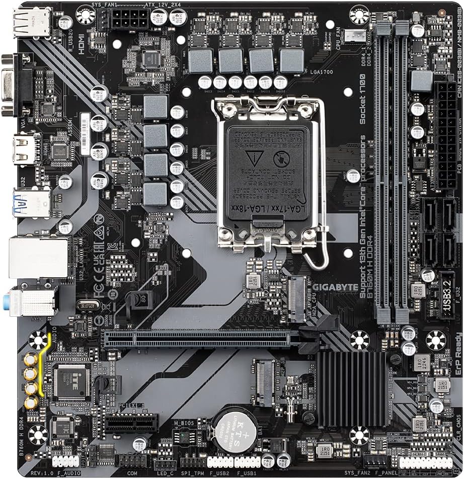 Carte mère GIGABYTE B760M H DDR4