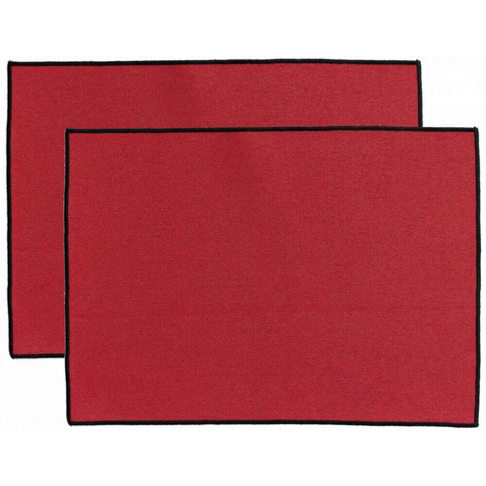 Winkler Lot de 2 set de table recyclés Laora Tango 33 x 45