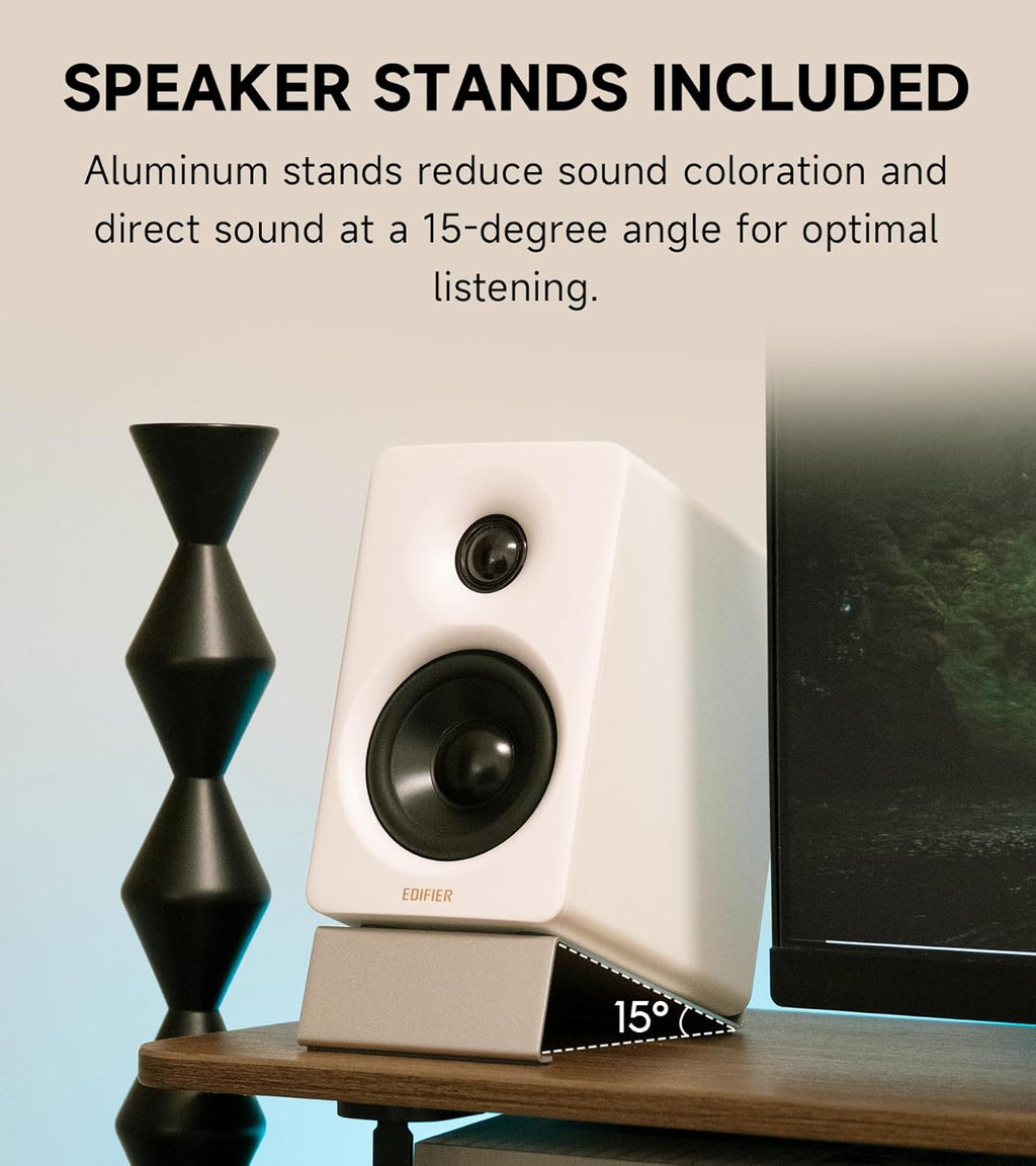 EDIFIER M60 Enceinte multimédia Bluetooth 5,3, 66 W RMS, audio haute résolution et audio sans fil haute résolution, LDAC