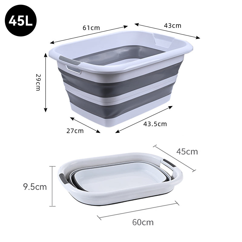 JORDAN&JUDY Panier de rangement pliable à deux poignées - 45 L