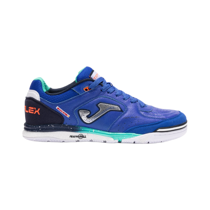 JOMA Chaussures de futsal Top Flex Rebound pour intérieur Bleu 45