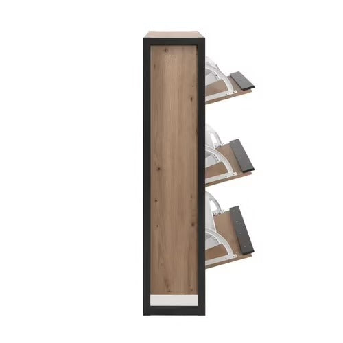 Denver 49A Meuble à Chaussures – L. 70 x P. 25 x H. 125 cm