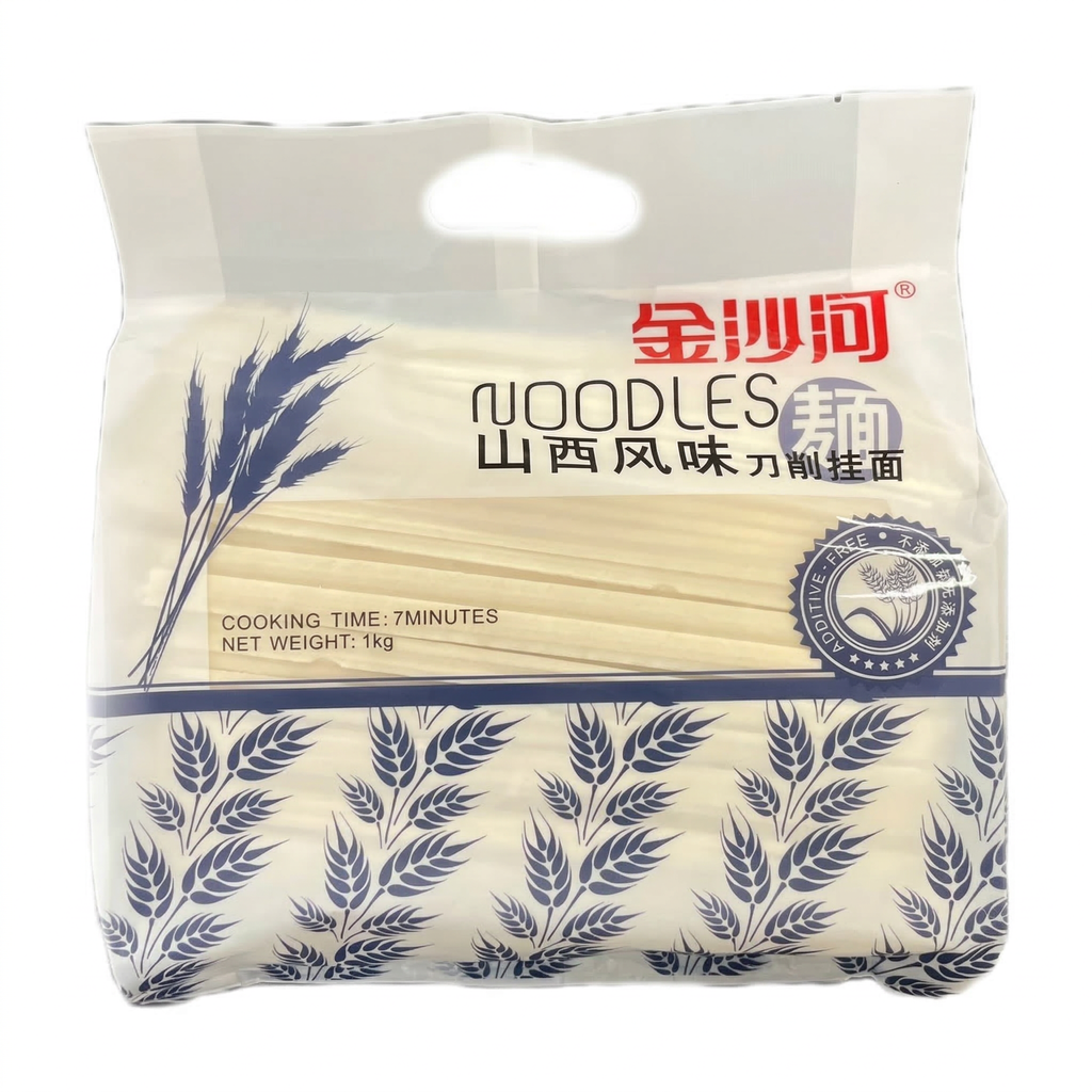 Jin Sha He Nouilles coupées au couteau au style Shanxi - 1 kg
