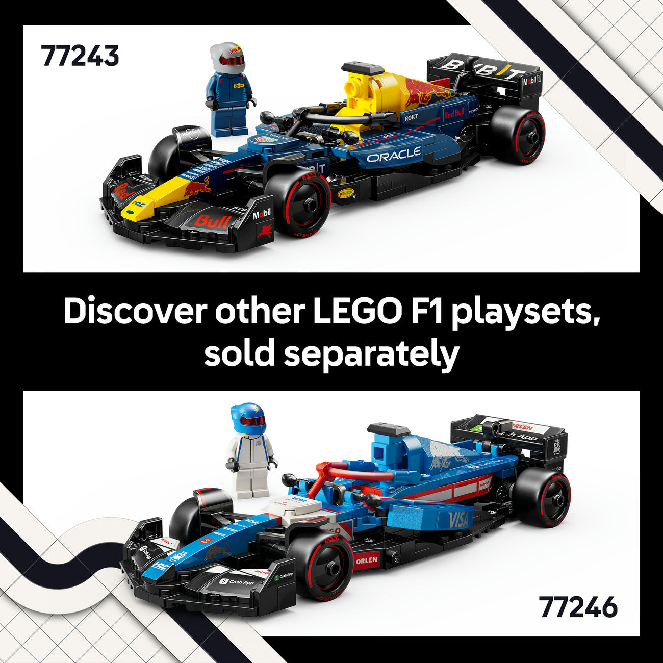 LEGO Speed Champions 77243 Oracle Red Bull Racing RB20 Voiture F1
