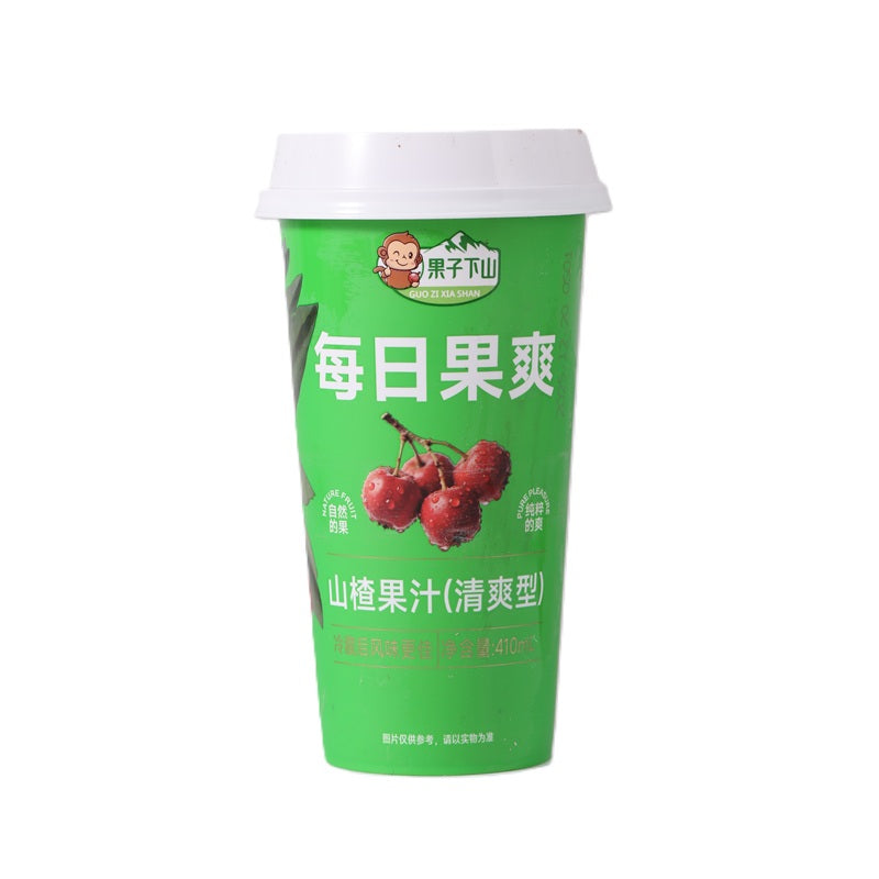 Guozixiashan Boisson au jus d'aubépine rafraîchissante 410 ml