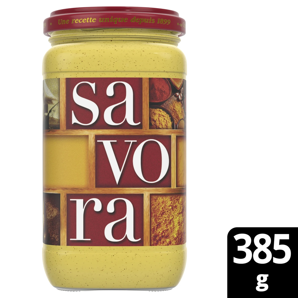 SAVORA Moutarde aux 11 épices et aromates 385g