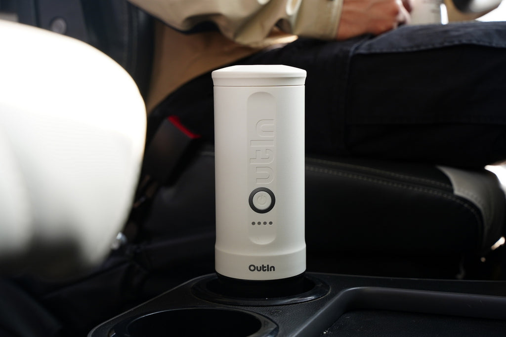 OutIn Nano Machine à Expresso Portable - Blanc Perle