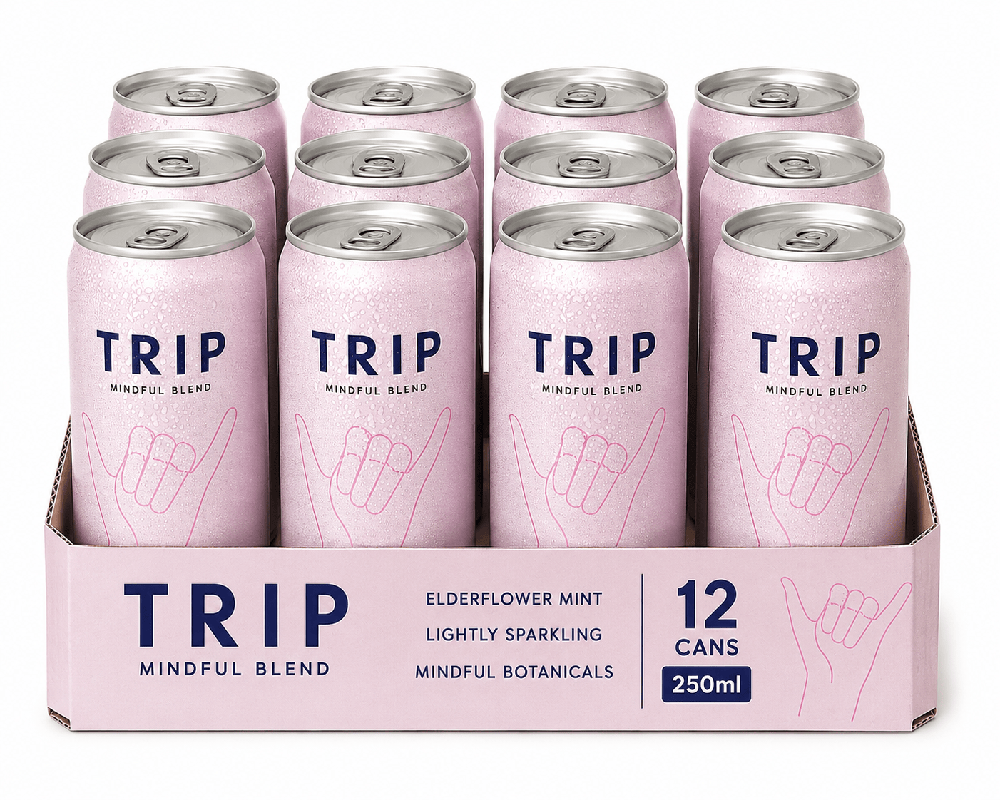 TRIP fleur de sureau-menthe can 33cl x12