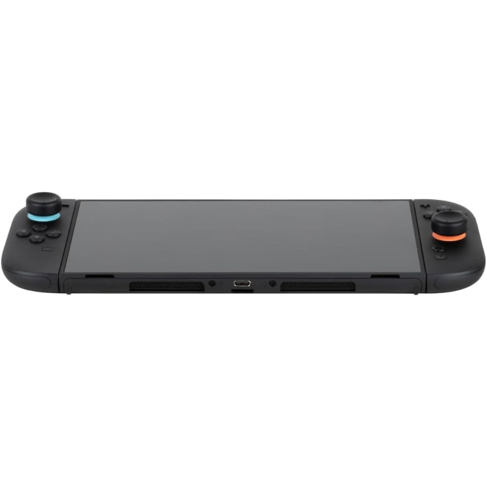 KONIX Pack de 8 capuchons de boutons pour manettes Joy-Con Nintendo Switch 2 - Hauteur réglable - Noir