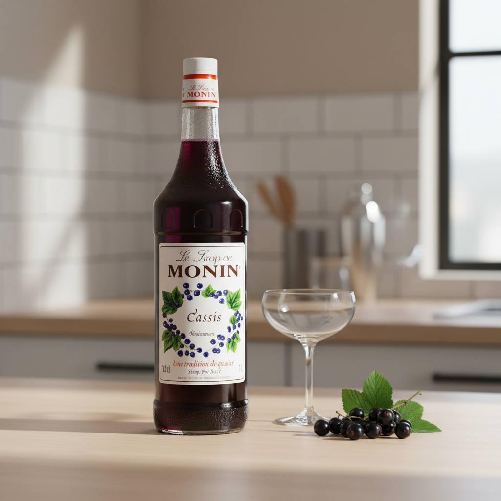 MONIN Sirop saveur cassis - 1 L
