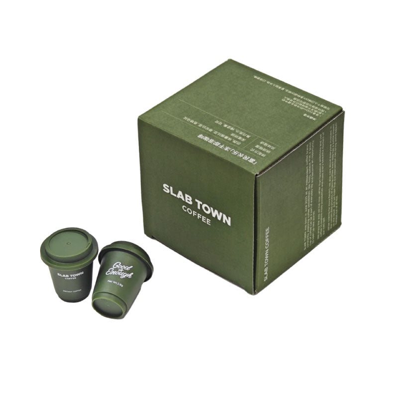 SLAB TOWN Café instantané lyophilisé de style américain, boisson solide au café, 2,8 g x 12 dosettes