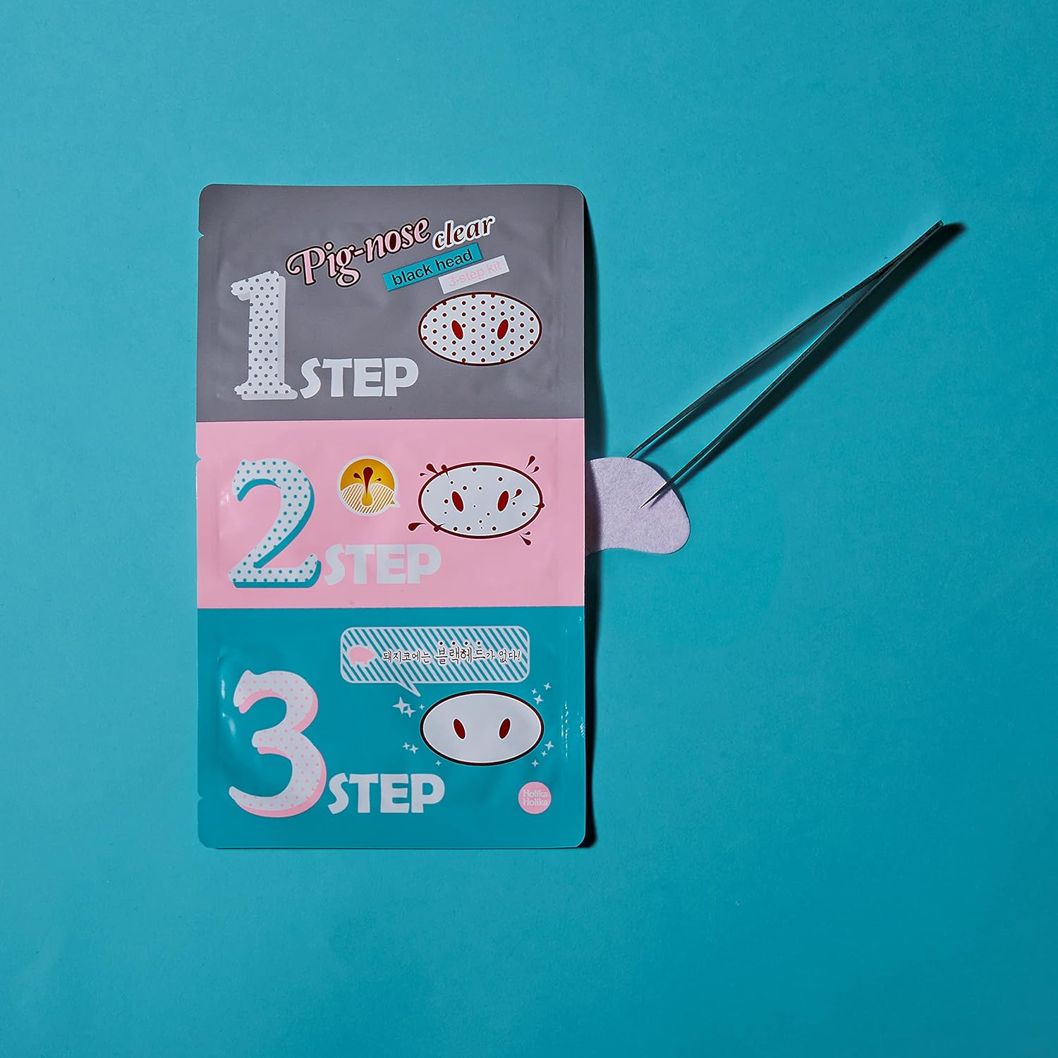 Holika Holika Pig Nose Clear Kit 3 étapes anti-points noirs - 20 g