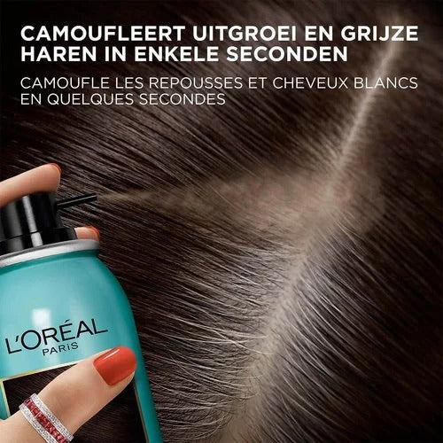 L'Oréal Paris Magic Retouch Spray Retouche Racine Châtain Foncé - 75 ml