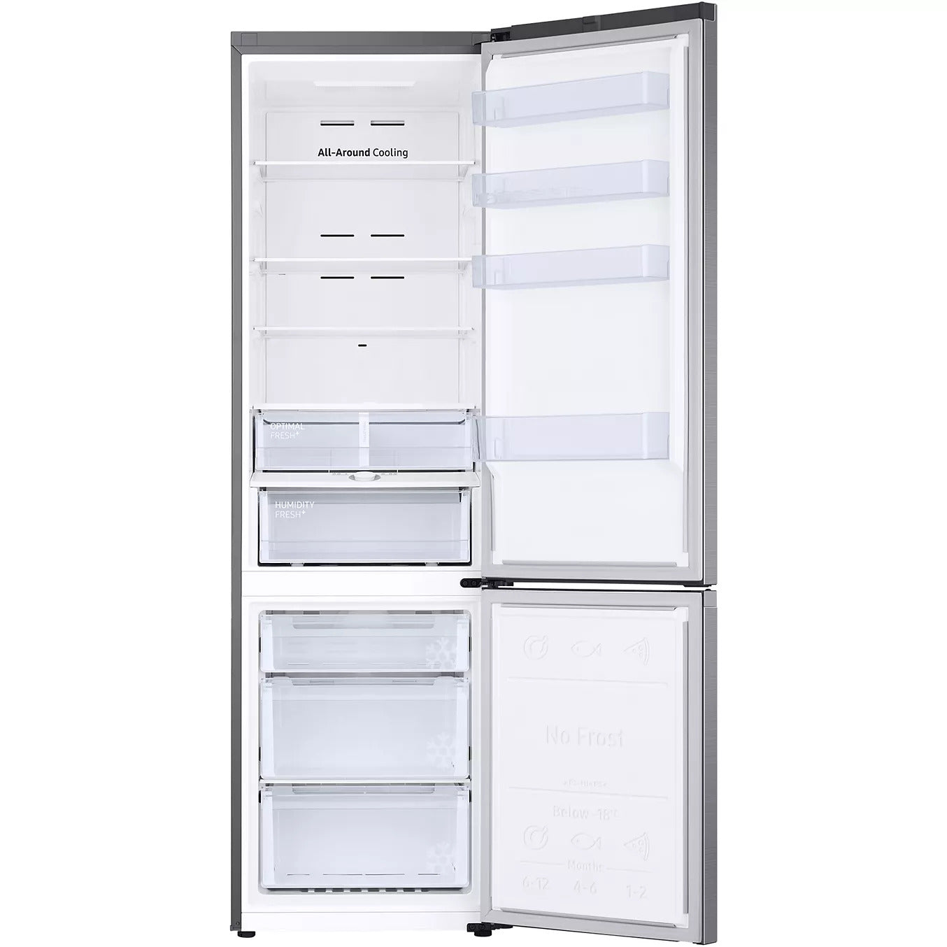 Samsung Réfrigérateur Combiné RB38C603CS9 390 L Classe C Argenté