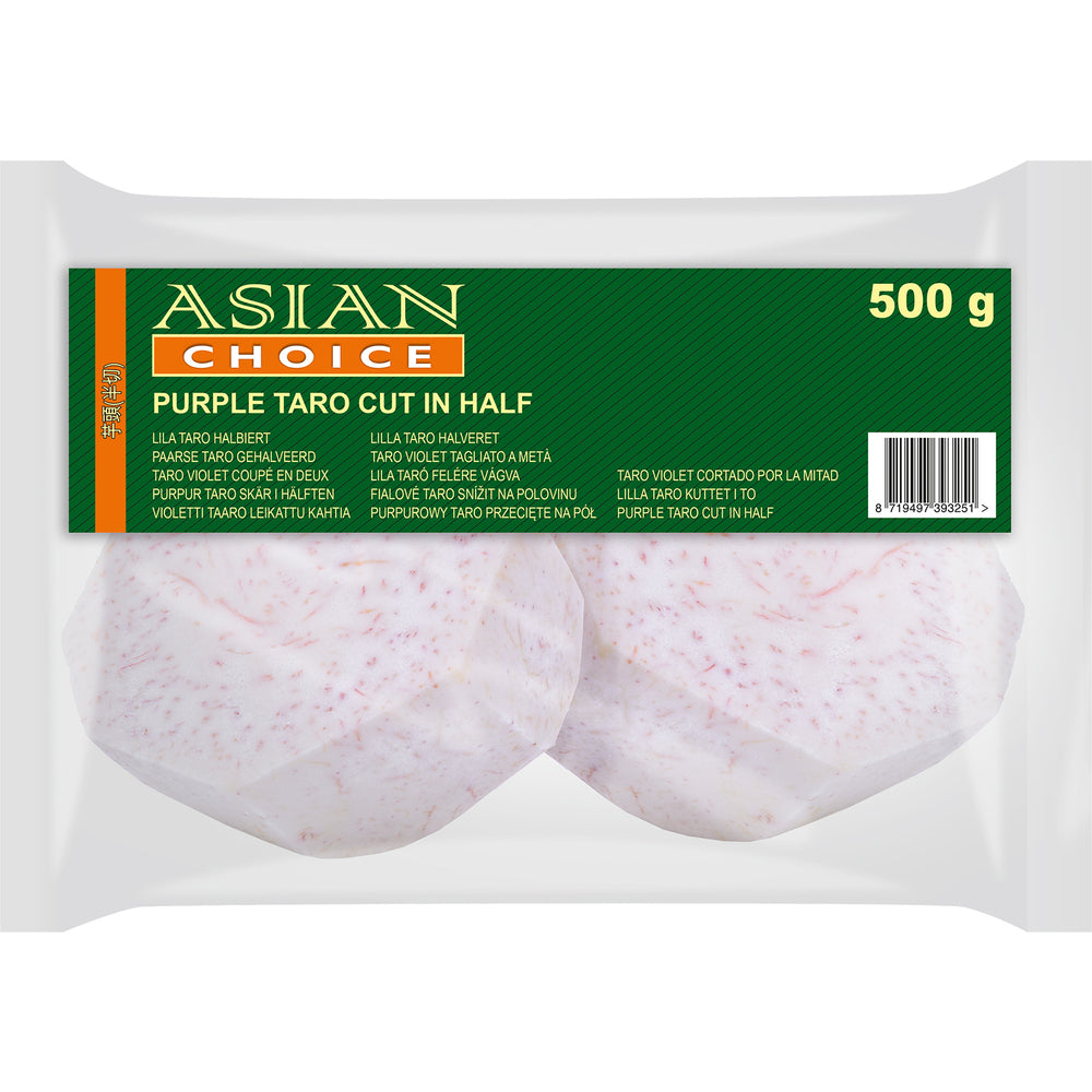 ASIAN CHOICE Taro violet coupé en deux - 500 g