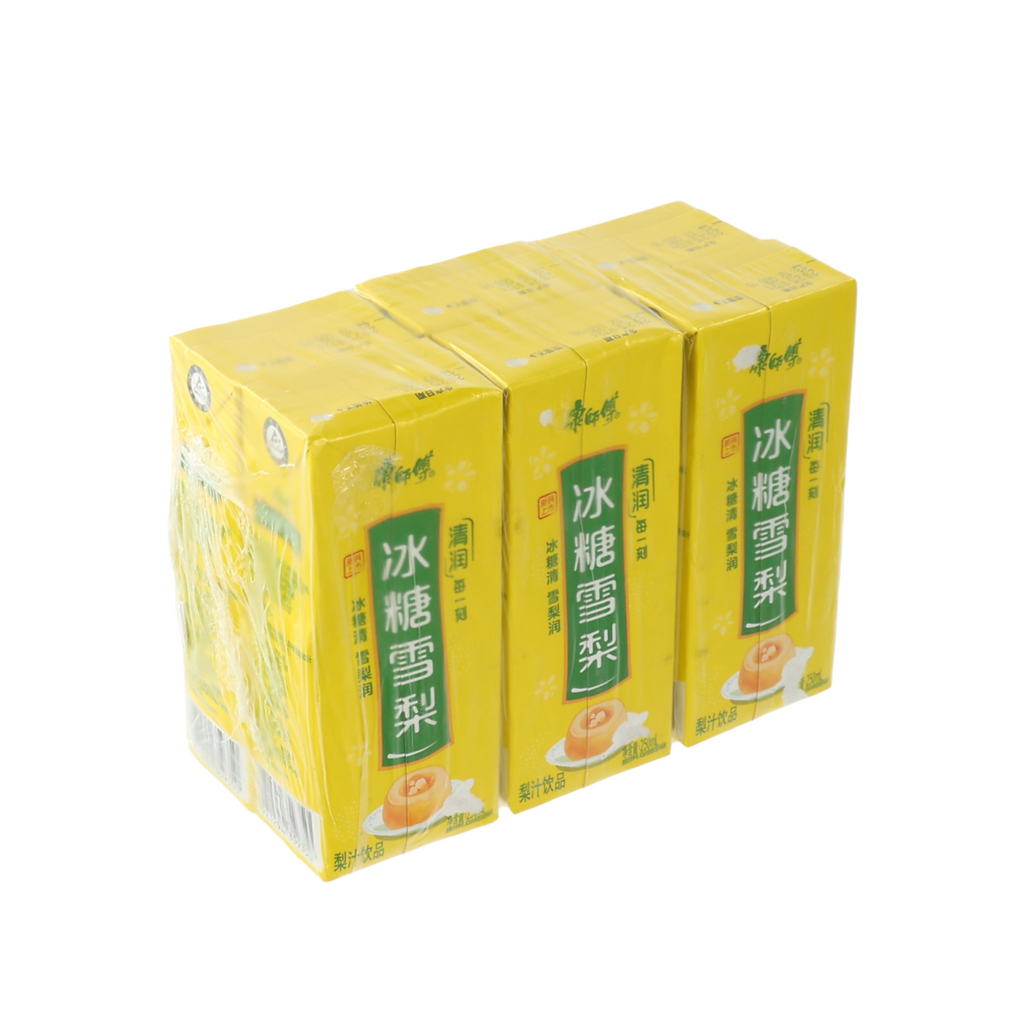 Master Kong Boisson au jus de poire et au sucre candi - 6 x 250 ml