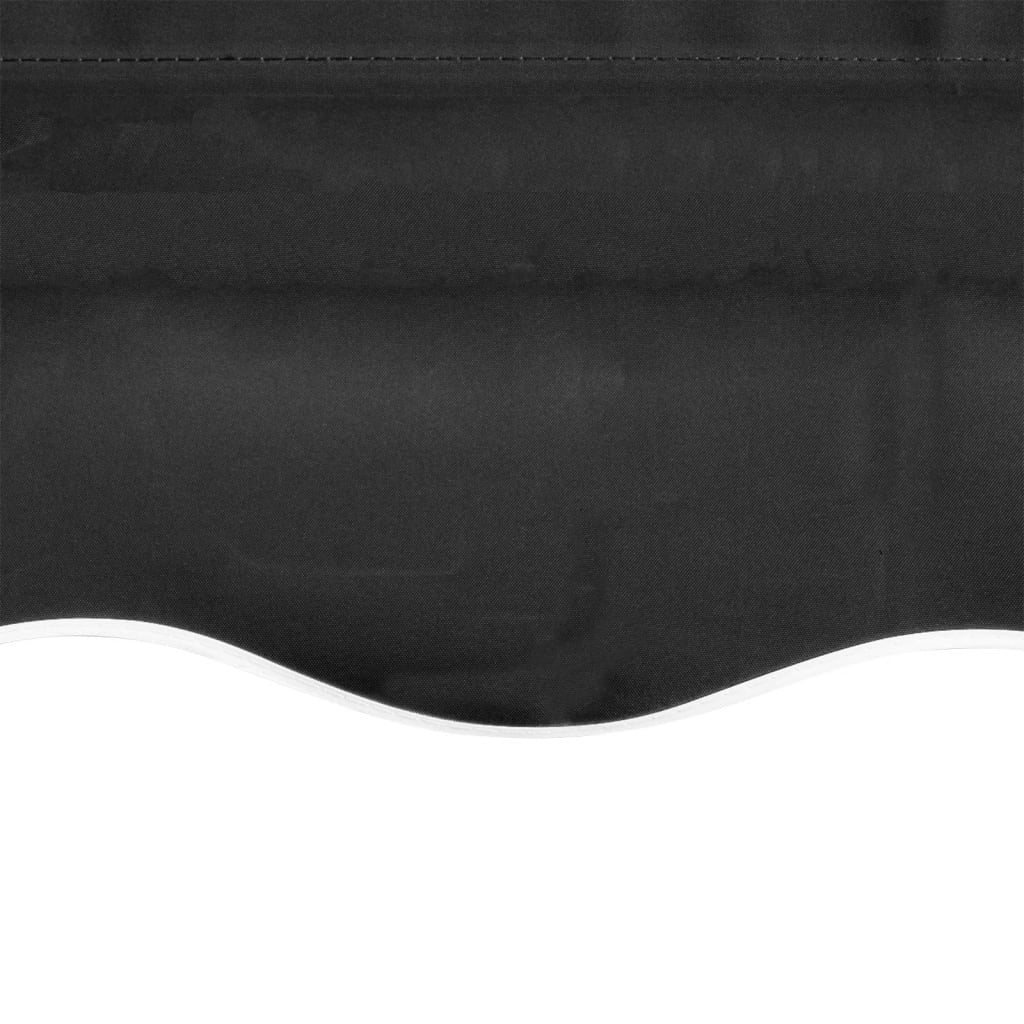 VIDAXL Tissu de Remplacement pour Store Anthracite 4,5x3 m Résistant aux UV