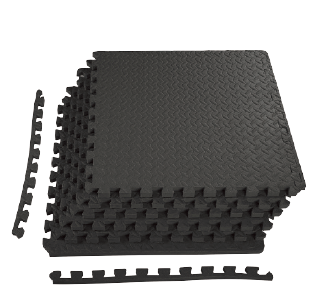 Capelli Sport Tapis de sol de gym, lot de 6 pièces, épaisseur 12 cm, tapis d’assemblage en mousse extra-épais, sol de gym, équipement de fitness et de sport