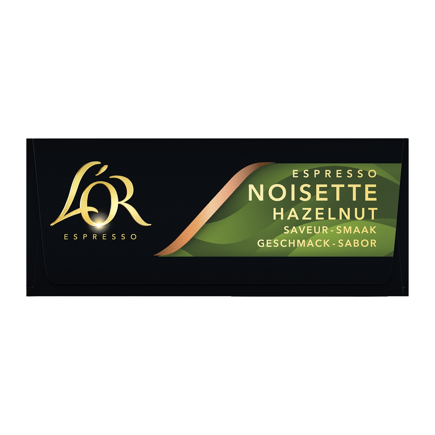 L'OR Café Capsules Saveur Noisette Intensité 6 Compatibles Nespresso® la boîte de 10 capsules