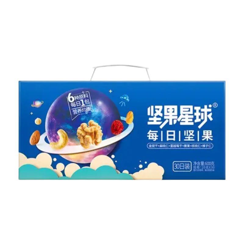 Wo Long Planète des noix 600 g (20 g x 30)