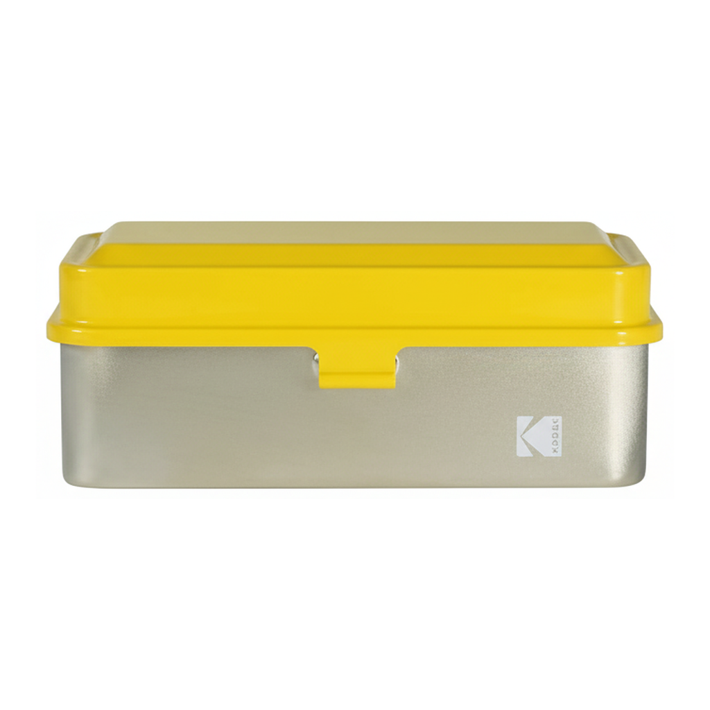 Kodak Étui de rangement en métal pour pellicule 120/135 mm, Jaune