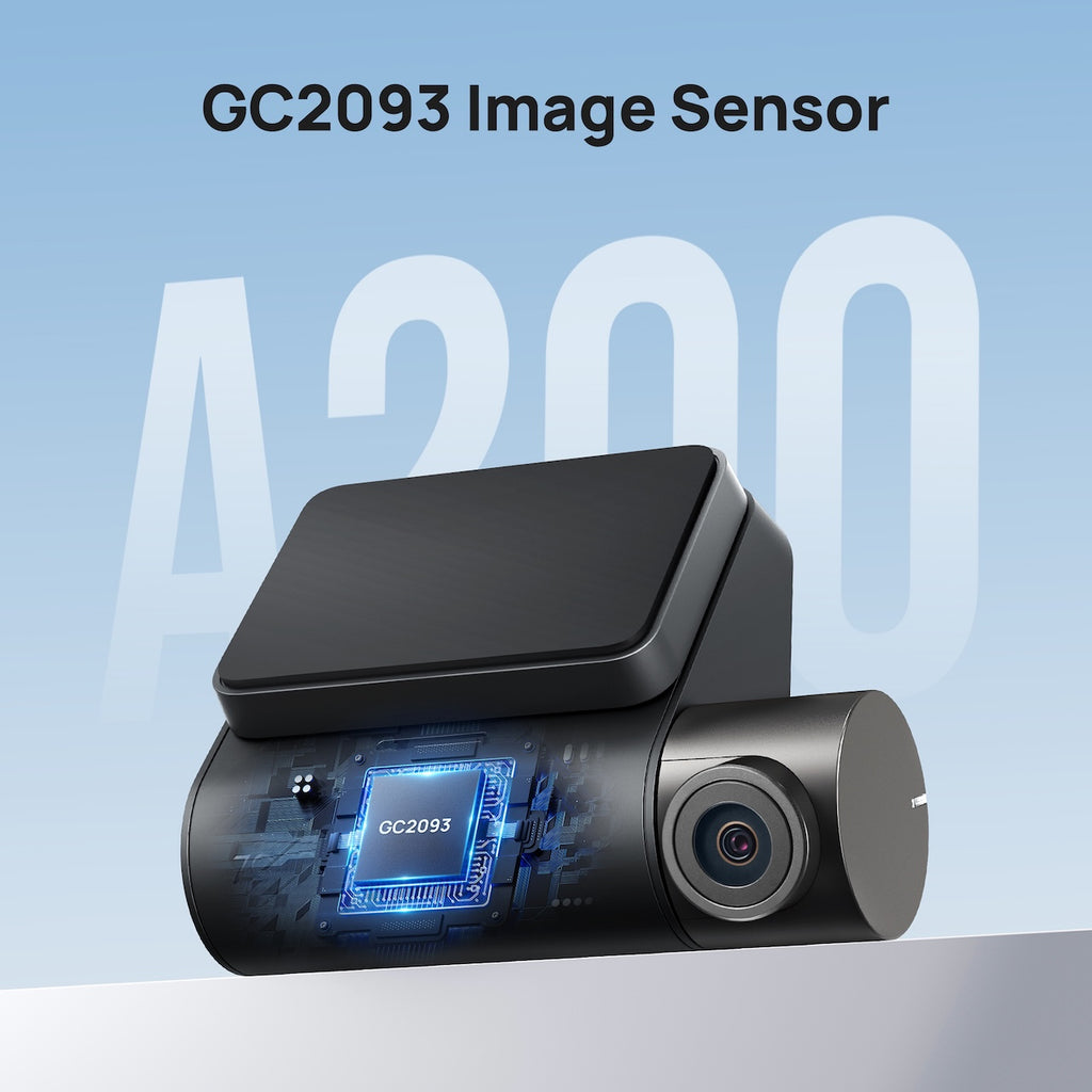 Dashcam 70mai A200, Caméra Frontale 1080P HDR, Enregistrement Fluide 60 FPS, 70mai Night Owl Vision, FOV 130°, Écran IPS 2'', Contrôle via App WiFi, sans carte SD incluse