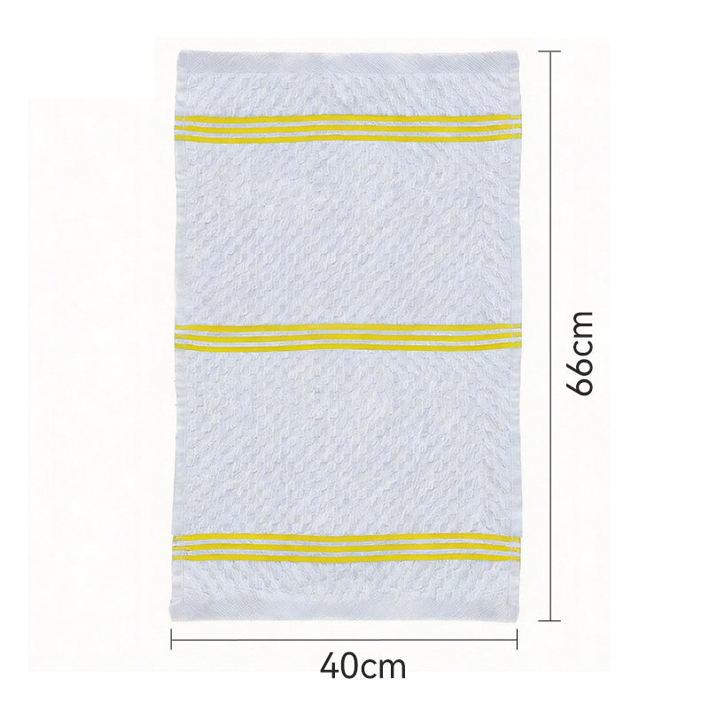 JORDAN&JUDY Lot de 6 torchons de cuisine jaunes, doux et durables, ultra-absorbants, sans peluches, 40 x 66 cm