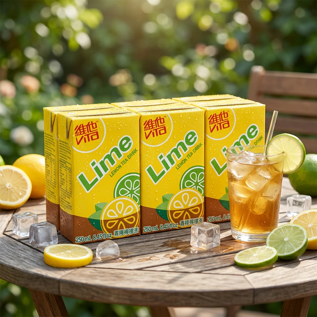 Vitasoy Boisson au thé citron citron vert 250 ml * 6