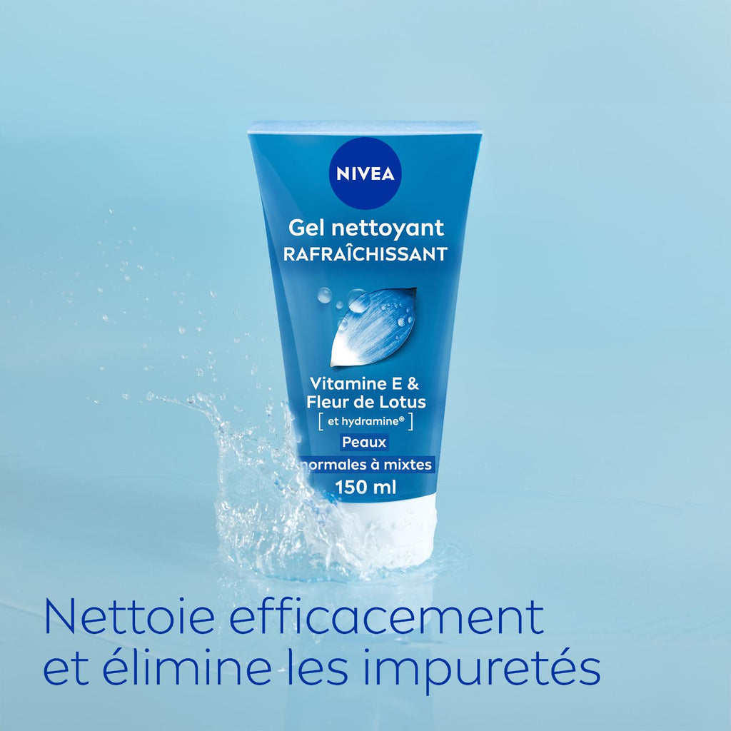 NIVEA Essentiels Gel Nettoyant Visage Fraîcheur 150 ml