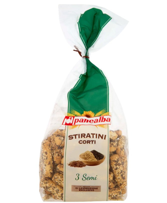 PANEALBA Stiratini corti 3 graines (sésame-lin-pavot) 200g