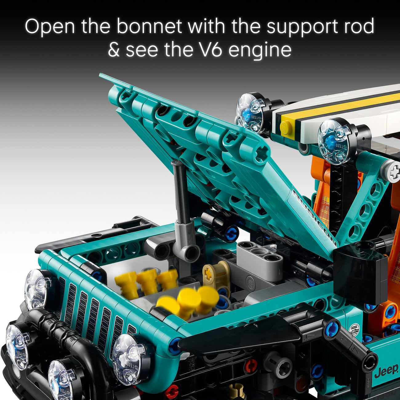 LEGO Technic 42227 Pack de 723 SUV Jeep Wrangler Rubicon