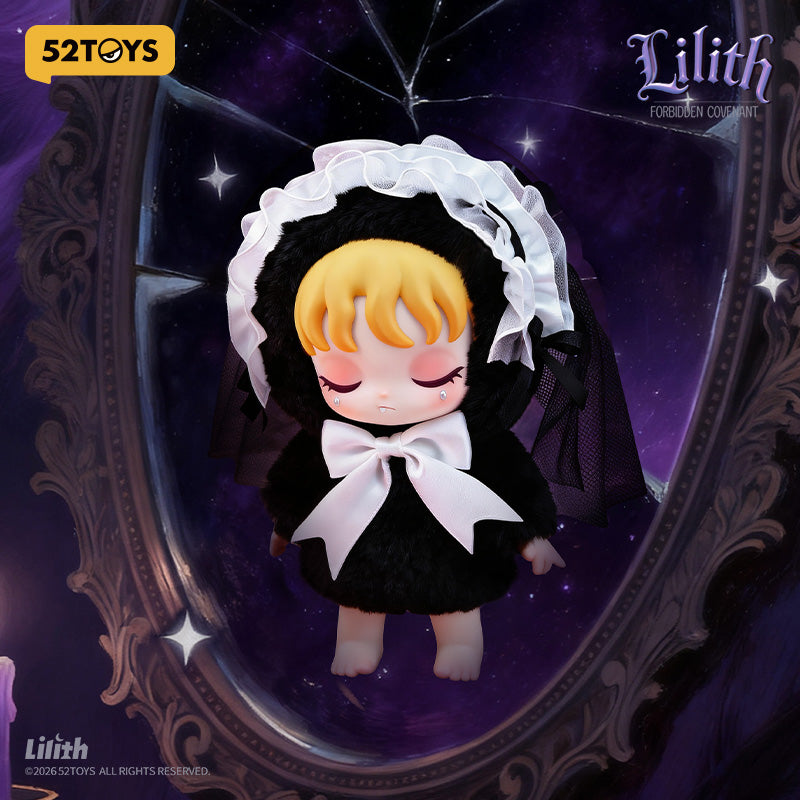52TOYS Lilith Série Forbidden Covenant Boîte Mystère Pendentif Peluche Vinyle Gothique Foncé Figurine de Collection Anime Décoration de Bureau Cadeau d'Anniversaire Une Figurine Aléatoire par Commande