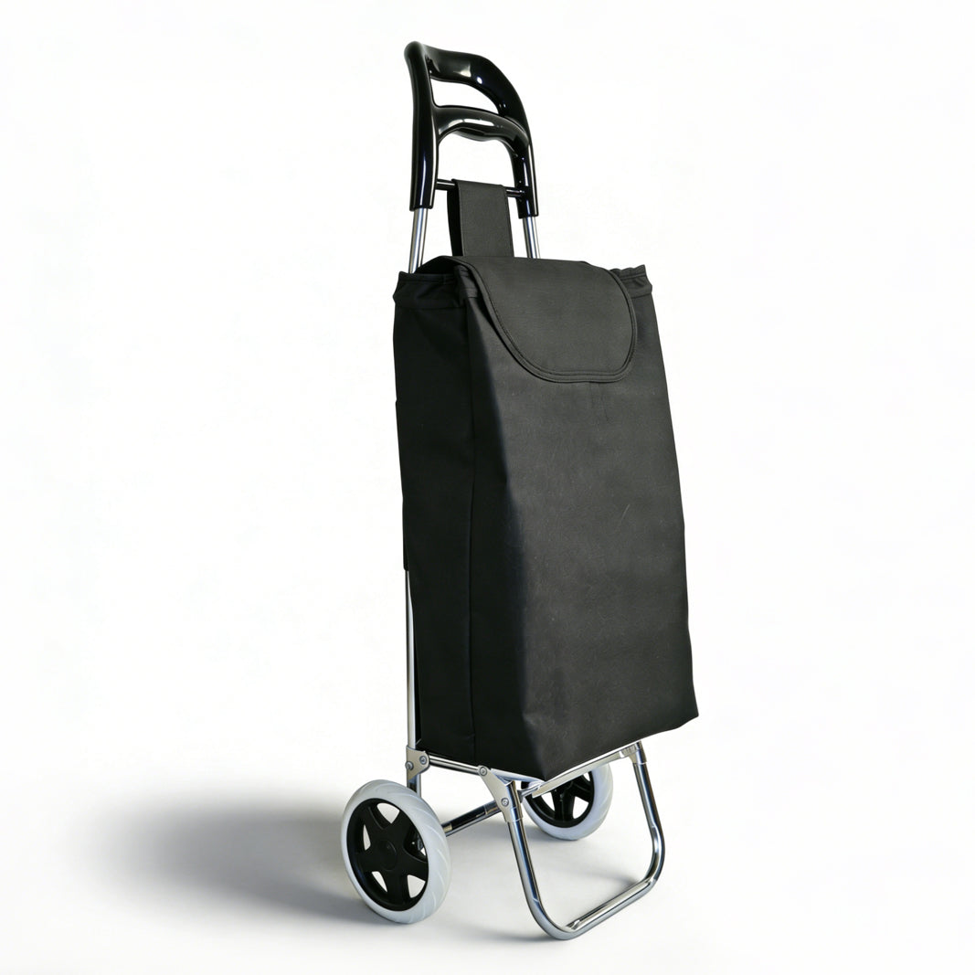 Strong bird Nouveau modèle 2026 | Chariot de courses pliable grande taille avec poignée ergonomique Noir, Chariot de courses très vendu en Europe adapté aux personnes âgées, Grande capacité et robuste pour courses au supermarché, Soldes du Nouvel An,