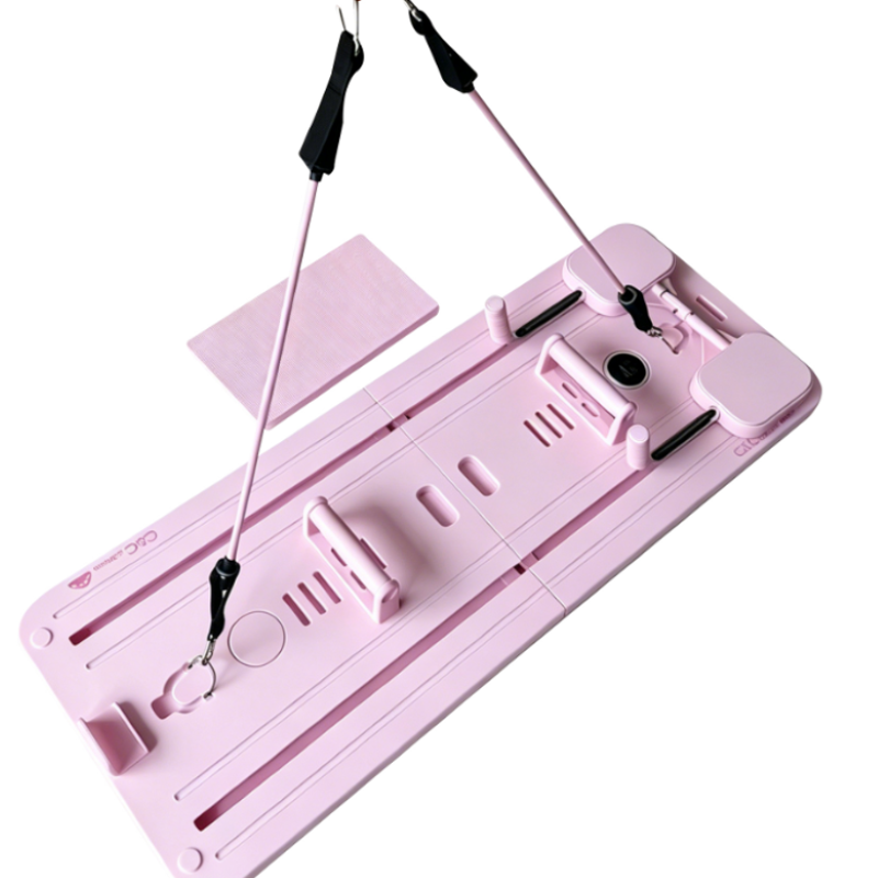 Capelli Sport - Ensemble de réformateur de Pilates, planche de réformateur de Pilates pliable et polyvalente pour la maison, 42" x 16" x 1,5" (L x l x H)