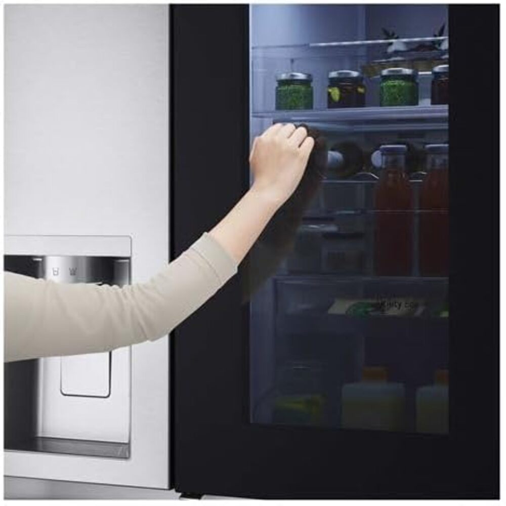 LG GSXE90BSAD Réfrigérateur américain 628 L Acier inoxydable Classe énergétique D