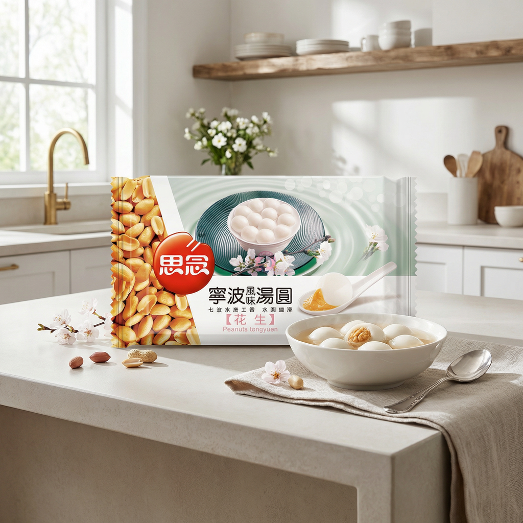 Synear Boulettes de riz gluant style Ningbo fourrées aux cacahuètes - 180 g