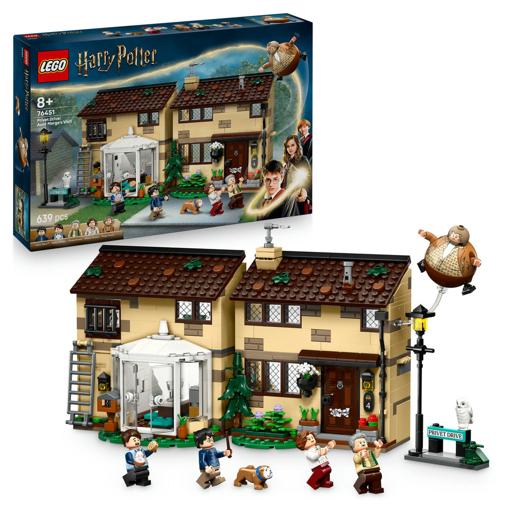 LEGO Harry Potter™ 76451 Privet Drive : la visite de tante Marge