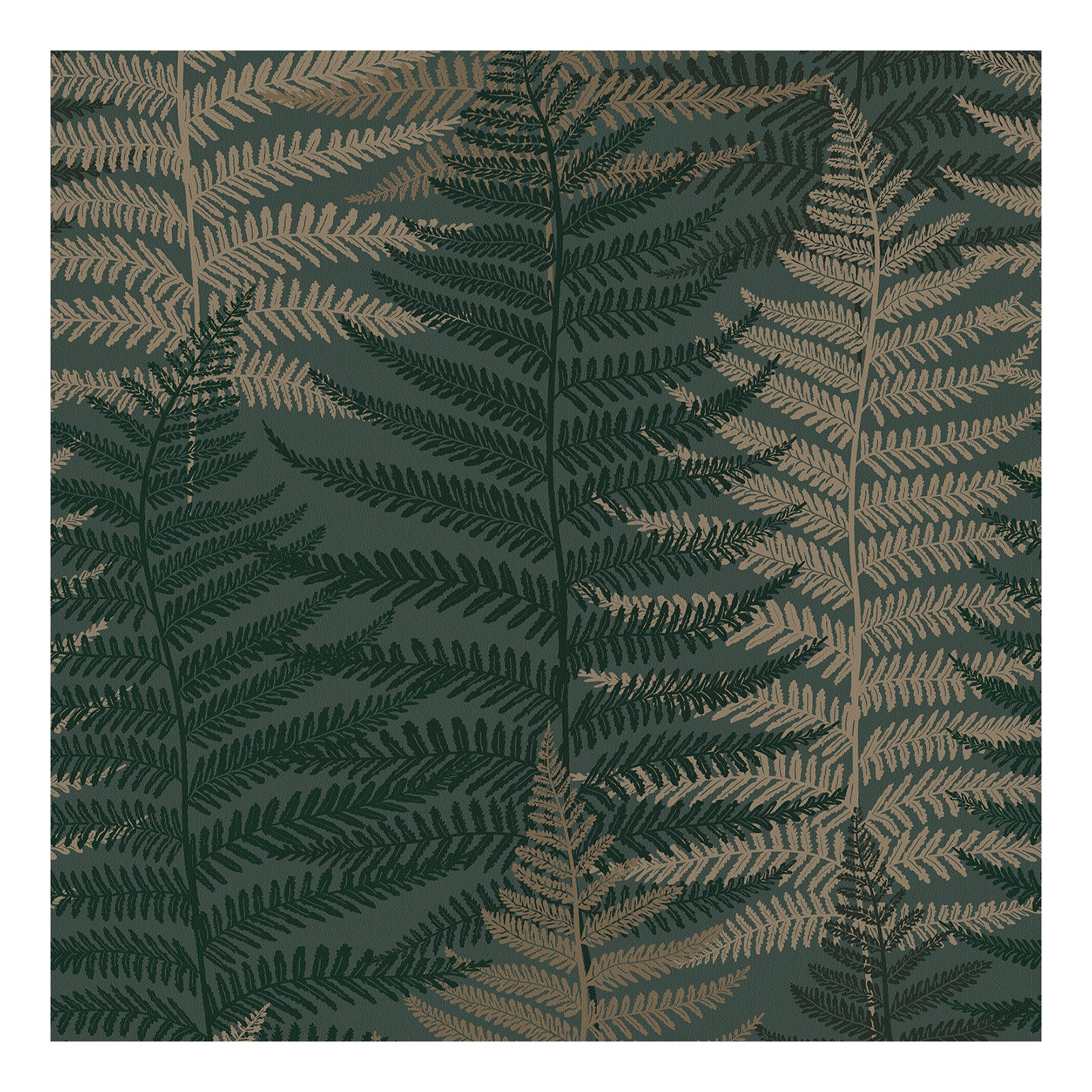 Murgall Papier peint autocollant motif feuilles de fougères - 44 x 508 cm