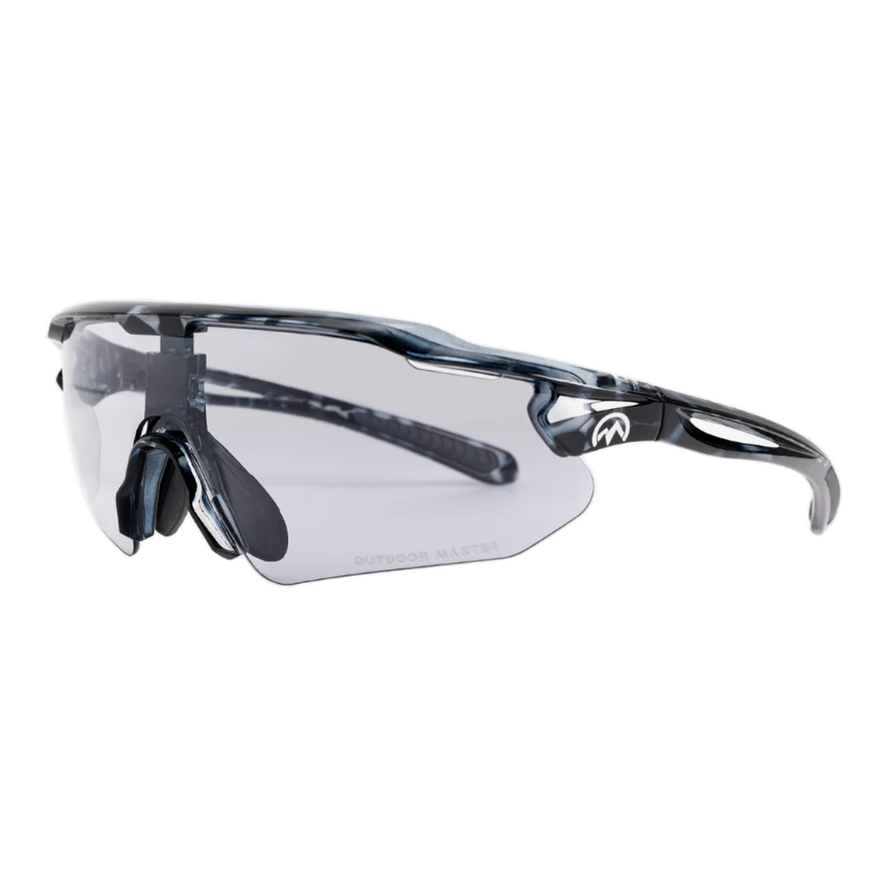 OutdoorMaster HAWK LT Lunettes de cyclisme photochromiques et polarisées Écaille