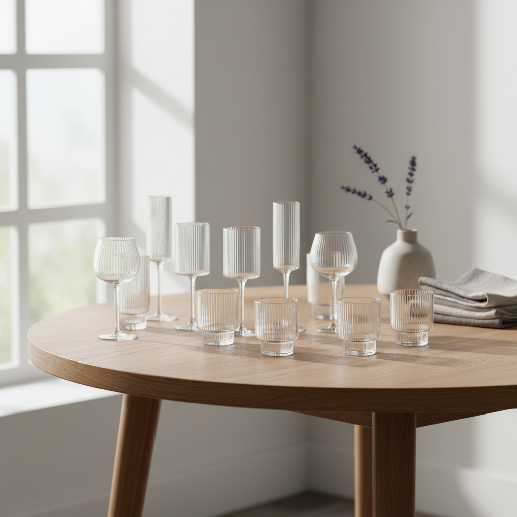 BJÖRN Set de verres complet LINJE - 24 pièces