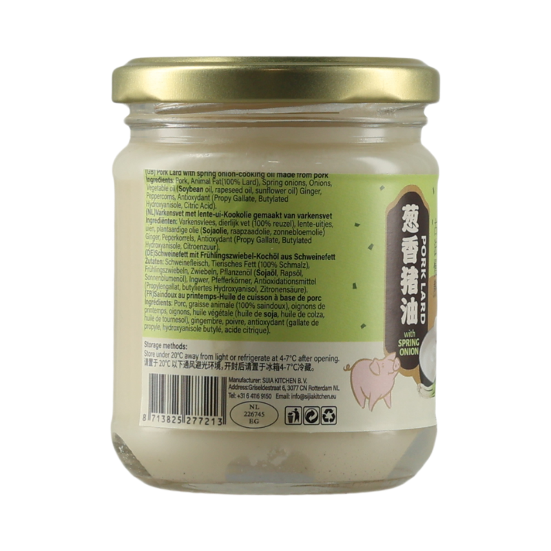 Sijia Kitchen Saindoux aromatisé à l'oignon vert - 212 ml