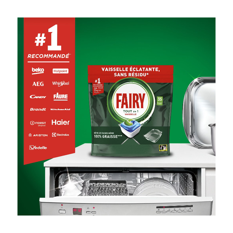 Fairy Original Capsules lave-vaisselle Citron X84