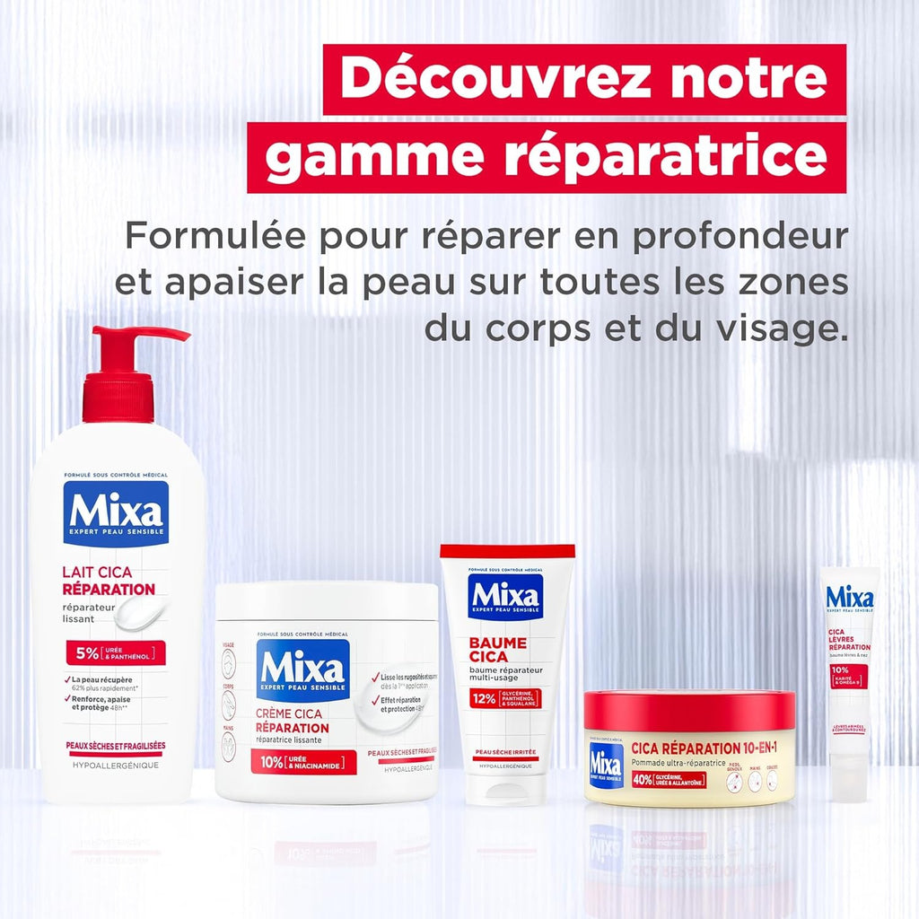 Mixa Crème Cica-Repair pour Peaux Fragiles et Irritées, 50 ml