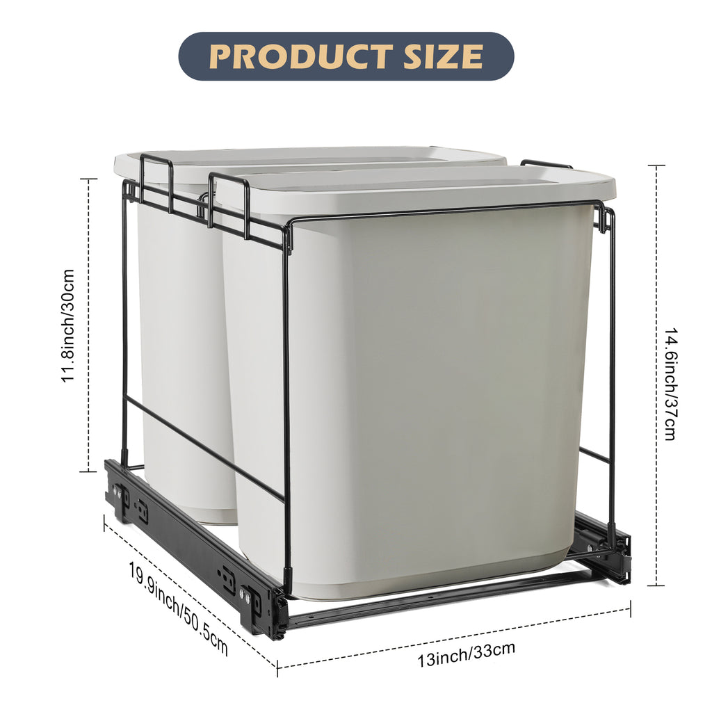 SRD Range-poubelles pour meuble de cuisine