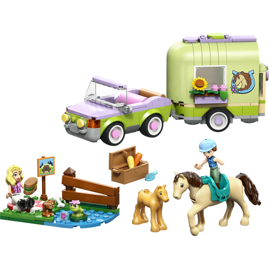 LEGO Friends 42695 La remorque du cheval et du poulain