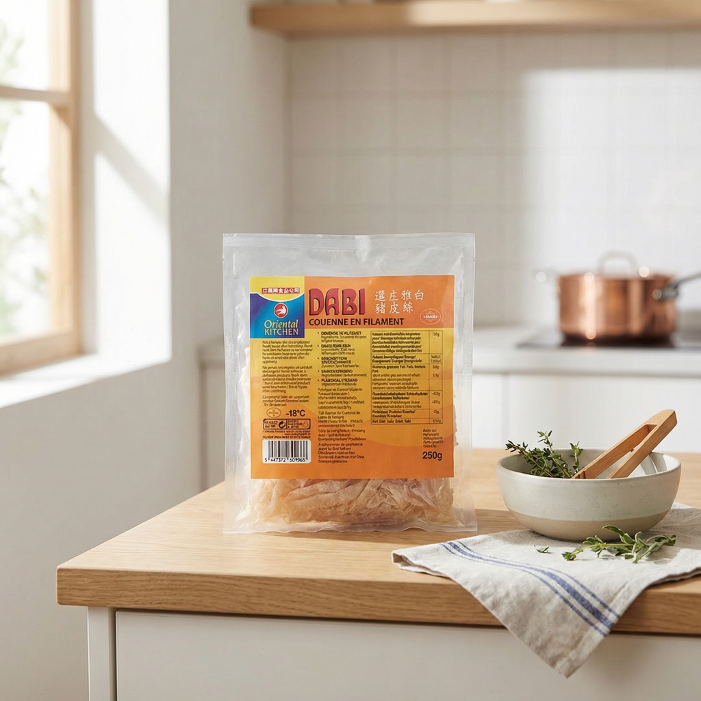 ORIENTAL KITCHEN Peau de porc effilochée - 250 g
